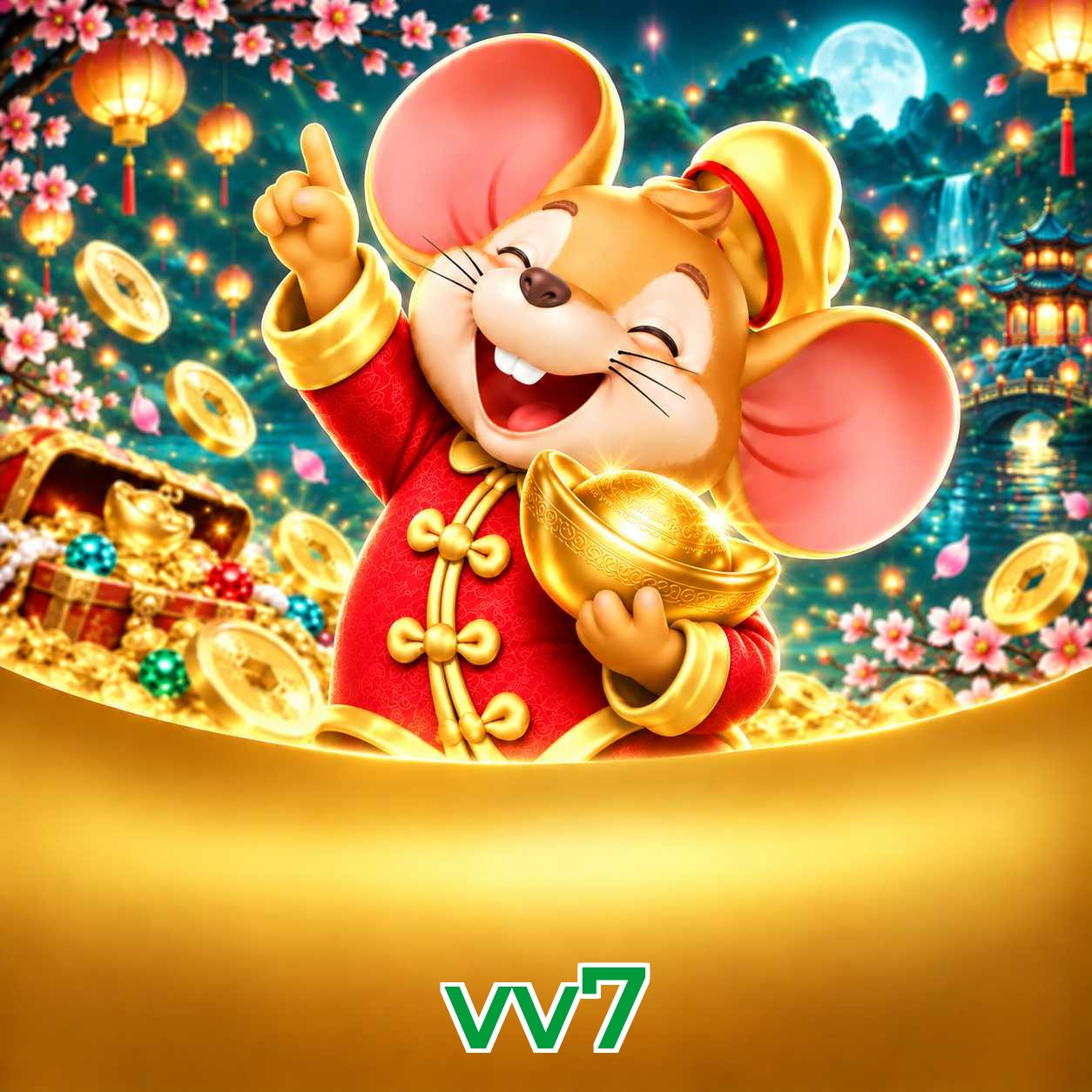 Grandes vitórias nos jogos Fortune da vv7